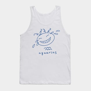 Aquarius smile Tank Top